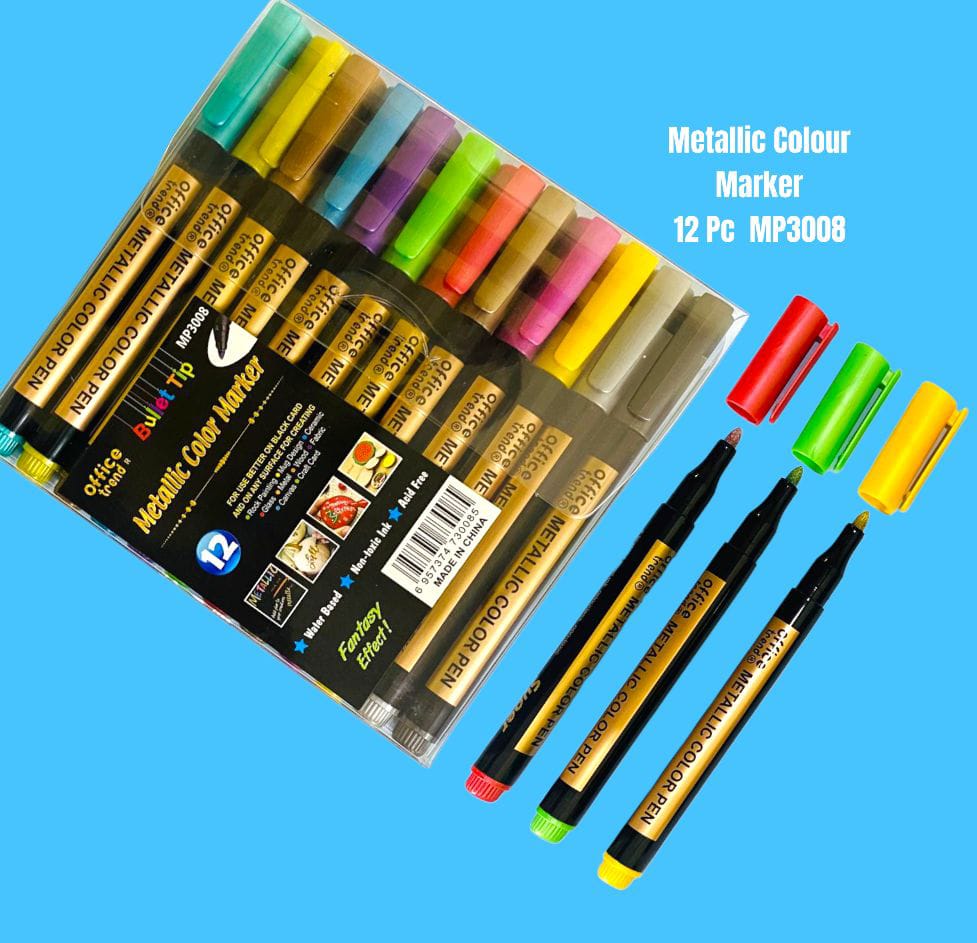 Metallic Color Marker Set of 12