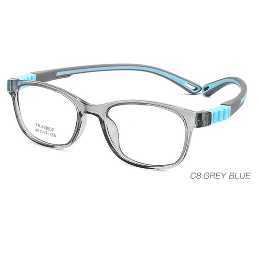 Kids Grey Unbreakable Glasses TRH3607C8