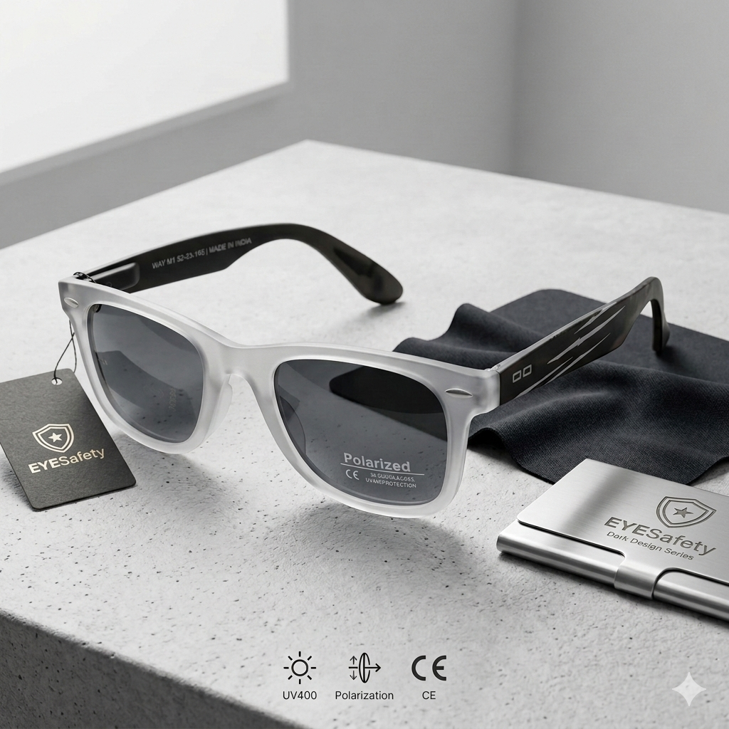 Matt Grey Polarized Sunglasses