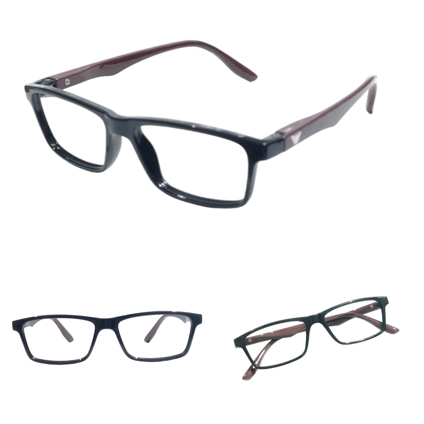 Small Rectangle Ptosis Crutch Spectacle Frames Rectangle Glasses for Kids Size 44-20 1404