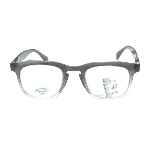 Photochromic Grey Progressive Multifocal Reading Glasses Power +1.00