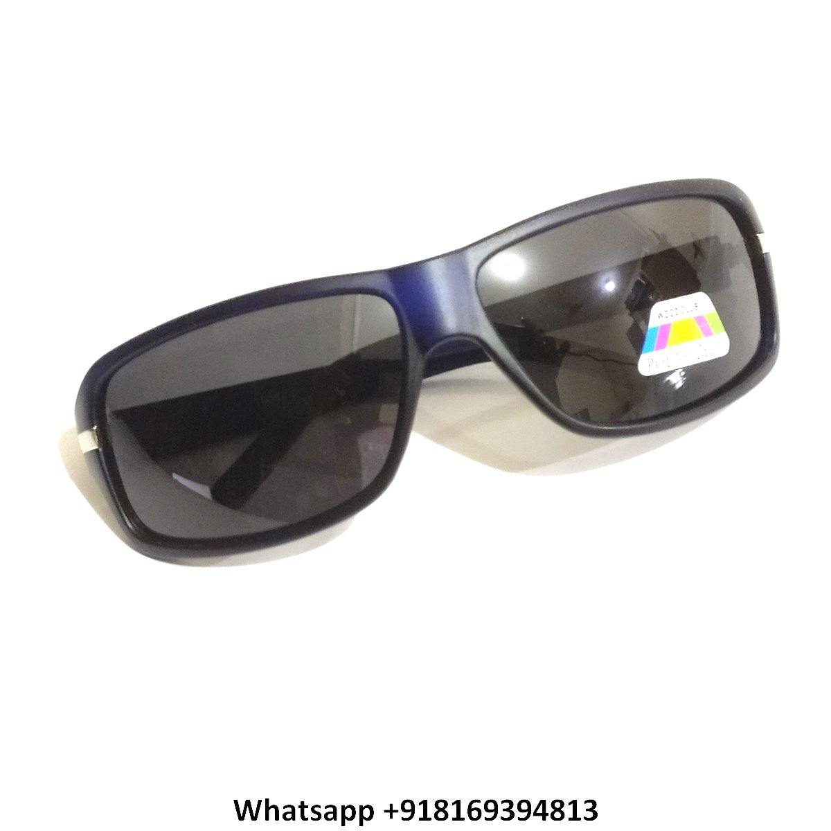 Wraparound Sports Polarized Sunglasses for Men and Women 10067BL - Glasses India Online