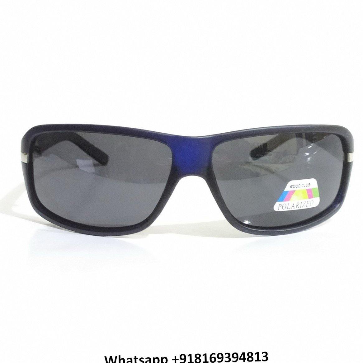 Wraparound Sports Polarized Sunglasses for Men and Women 10067BL - Glasses India Online