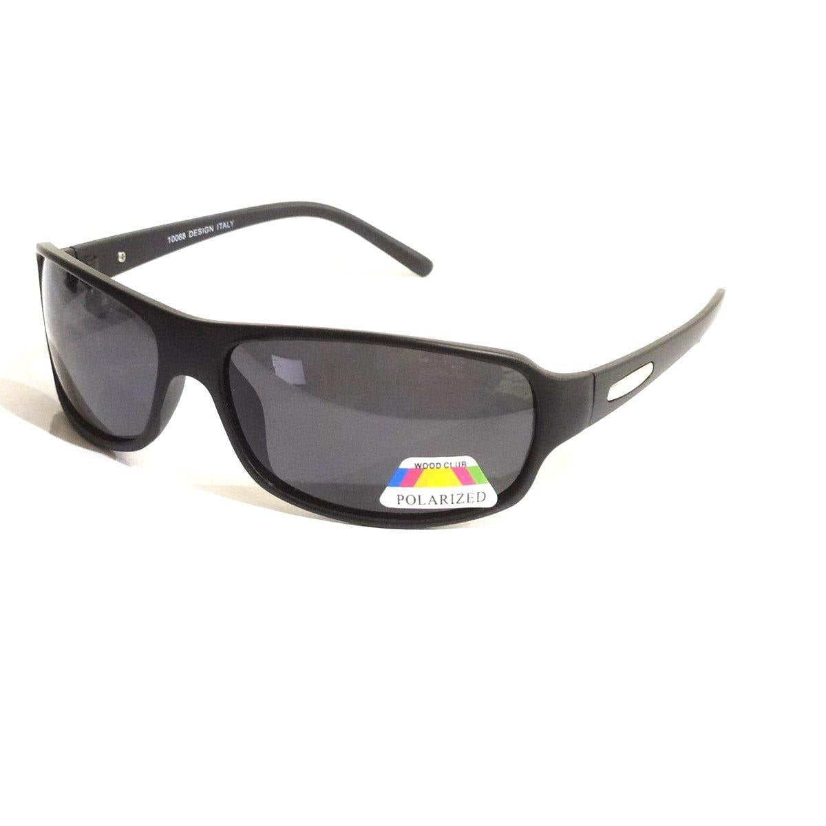 Wraparound Sports Polarized Sunglasses for Men and Women 10068MBK