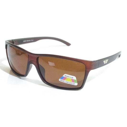 Wraparound Sports Polarized Sunglasses for Men and Women 10069BR