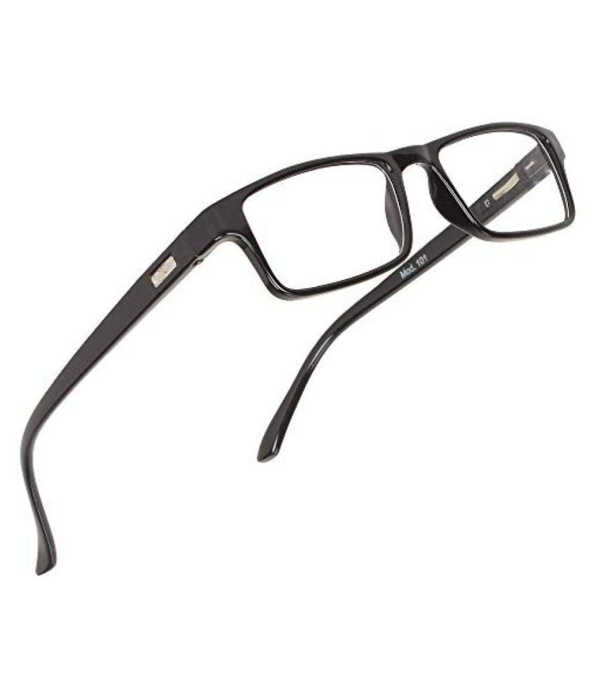 Black Computer Glasses Spectacle Frame for Teens with Anti Glare Lens