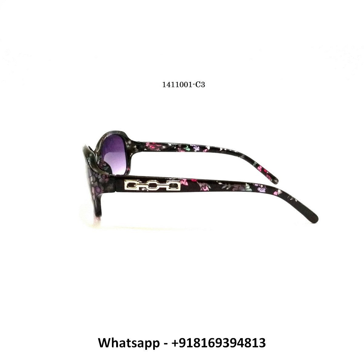 Floral Print Ladies Sunglasses for Women Model 1141001C3 - Glasses India Online