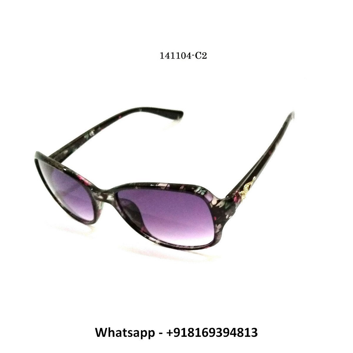 Floral Print Ladies Sunglasses for Women Model 1141004C2 - Glasses India Online
