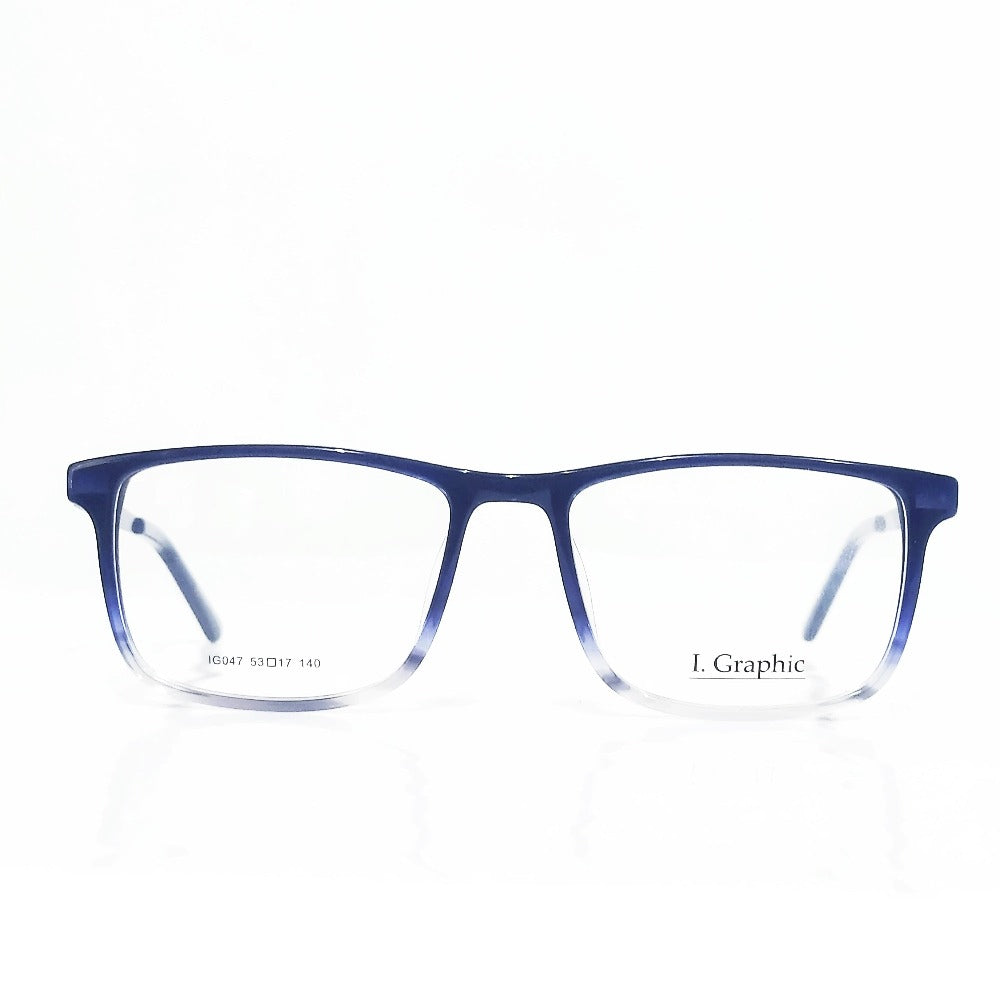 Premium Acetate Frame Glasses with Metal Side IG047 Full Frame Spectacle Frames