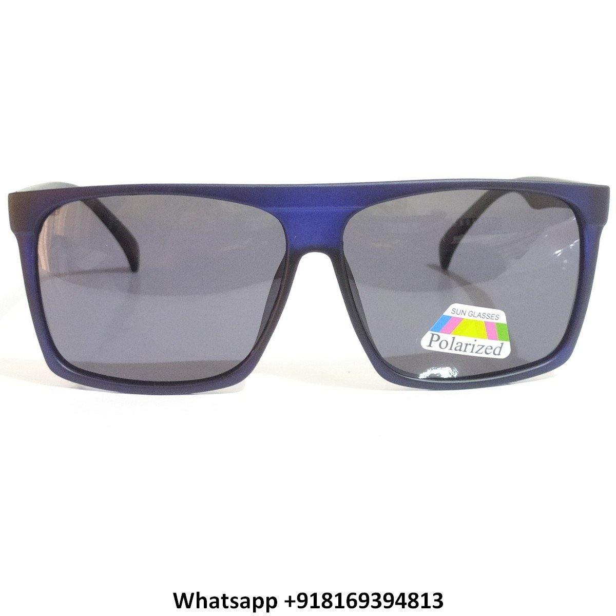 Trendy Square Polarized Sunglasses for Men and Women 2156BL - Glasses India Online