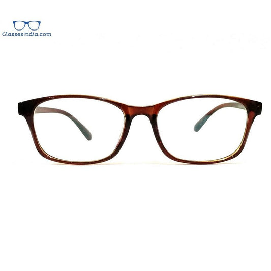 Blue Light Blocker Computer Glasses Anti Blue Ray Eyeglasses 2401BR - GlassesIndia
