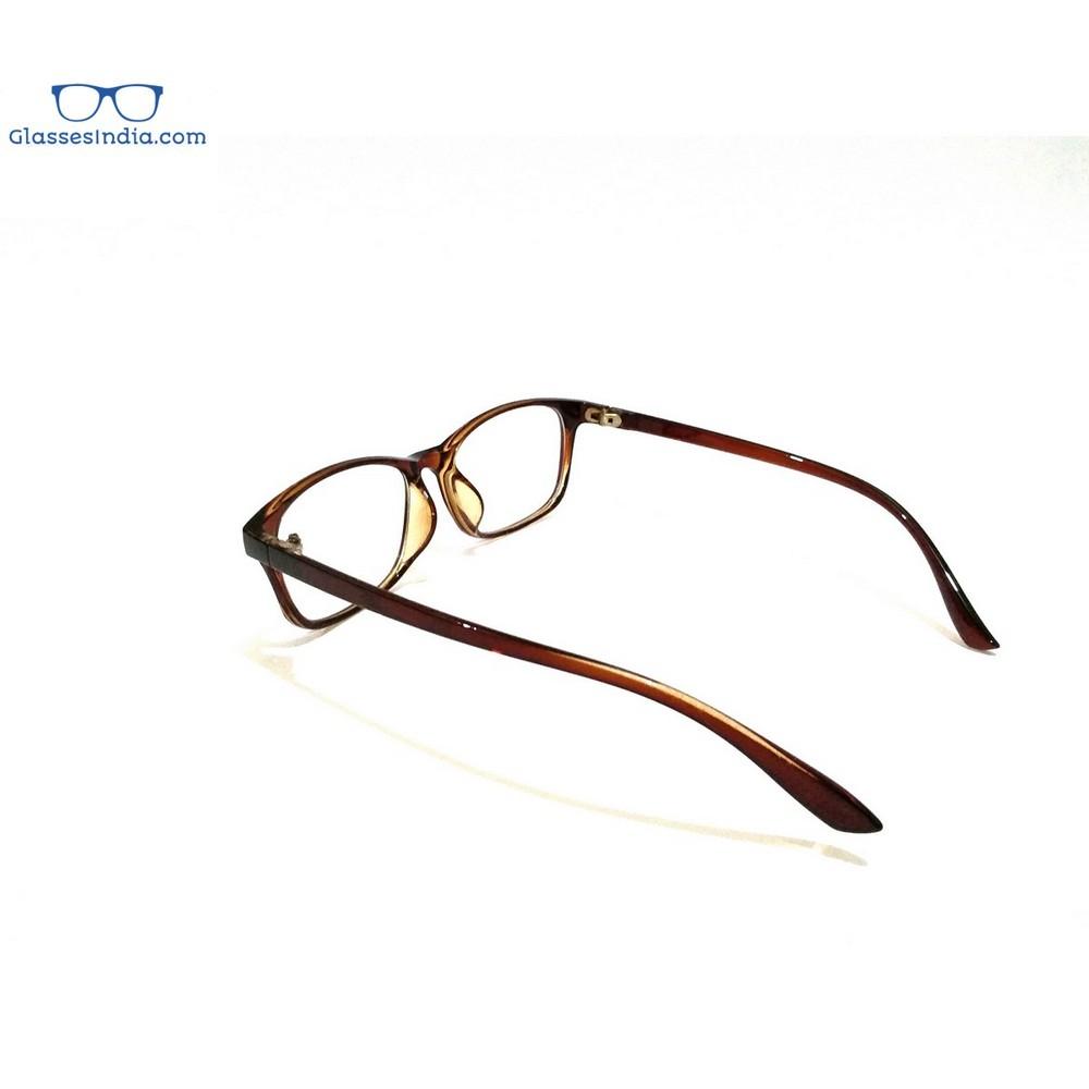 Blue Light Blocker Computer Glasses Anti Blue Ray Eyeglasses 2401BR - GlassesIndia