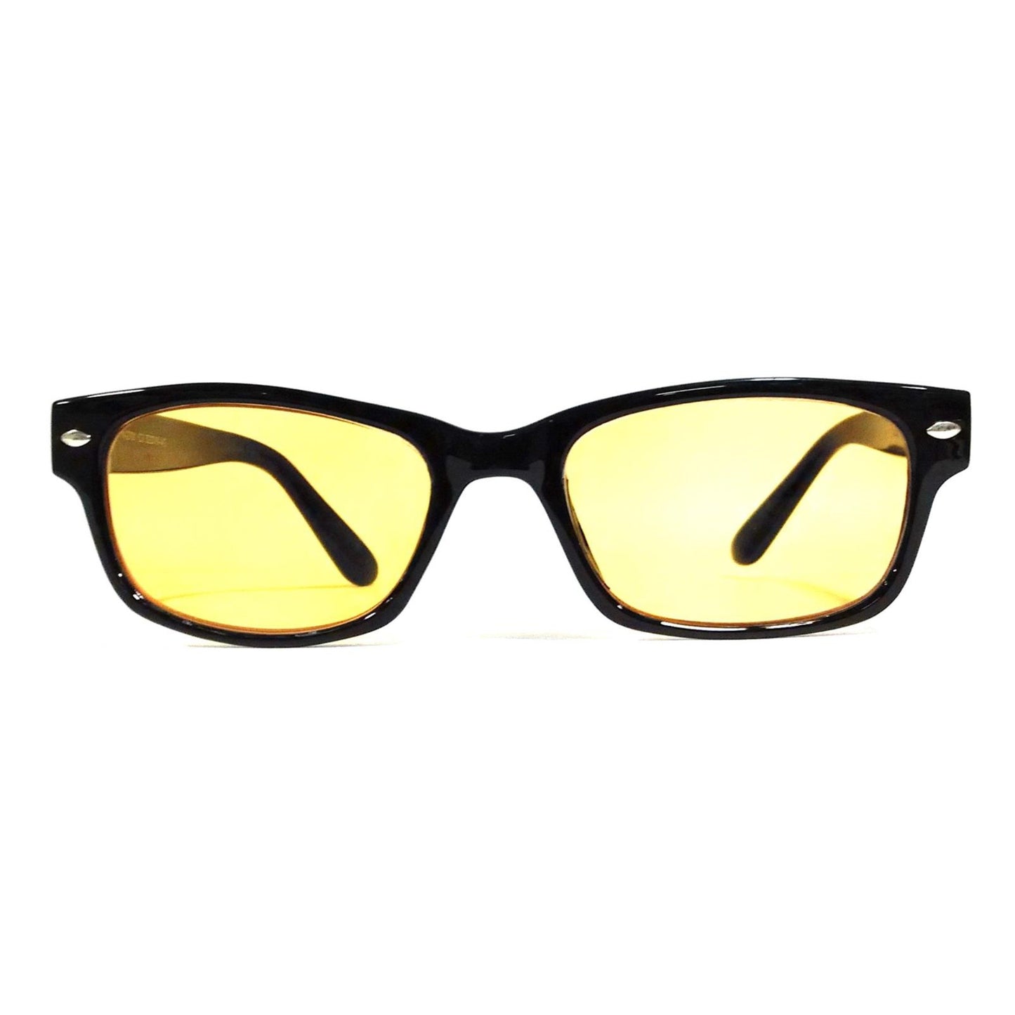 Fashion Rectangle Night Driving Glasses for Men and Women with Anti Glare Coating