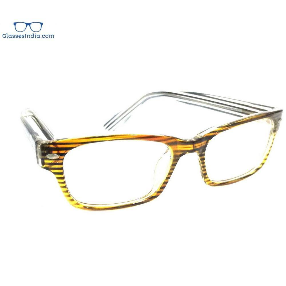 Brown Computer Glasses with Anti Glare Coating 2702Br - Glasses India Online