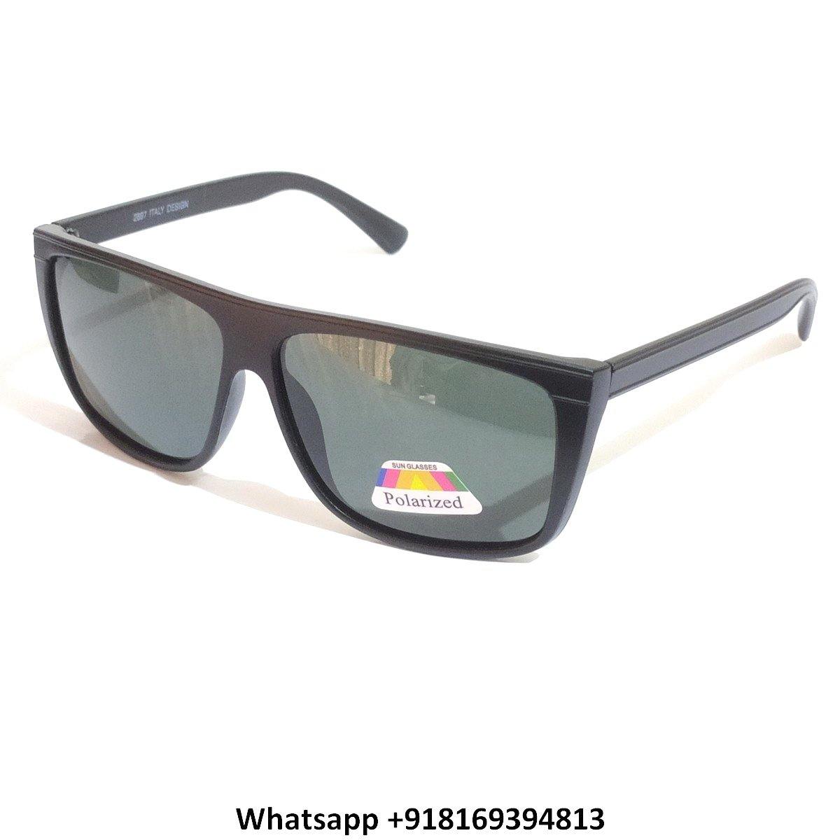Trendy Square Polarized Sunglasses for Men and Women 2897MBK