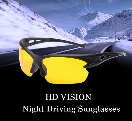 Night Driving Sunglasses for Men Glasses with HD Yellow Lens 3105