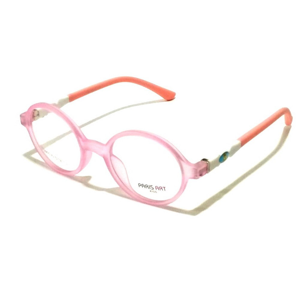 Premium Pink Kids Spectacle Frames Round Glasses for Kids 4 to 8 Years Old Age