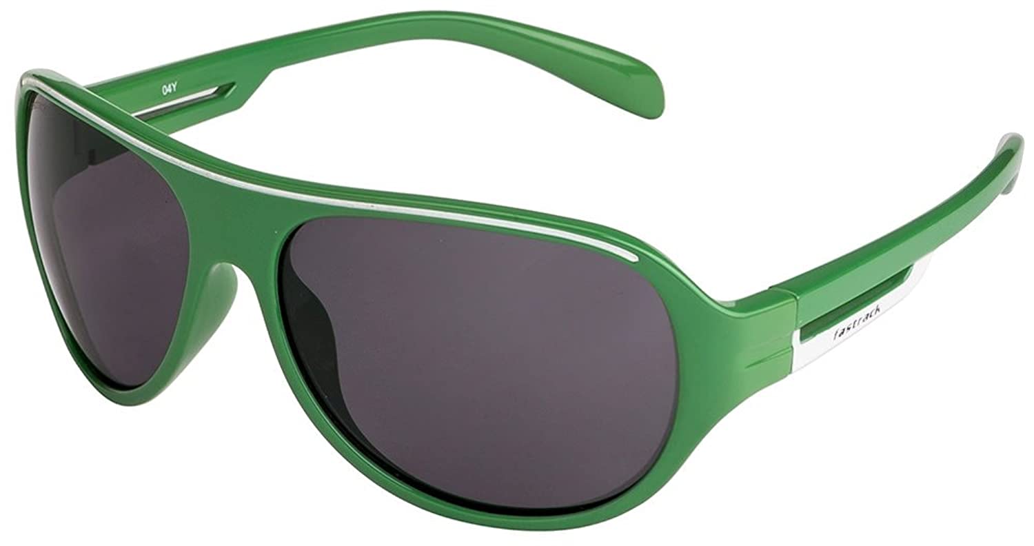 Fastrack Green Aviator Sunglasses P197bk2
