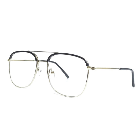 Dual Tone Rectangle Bifocal Multifocal Progressive Full Frame Eyewear Glasses Spectacle Frames