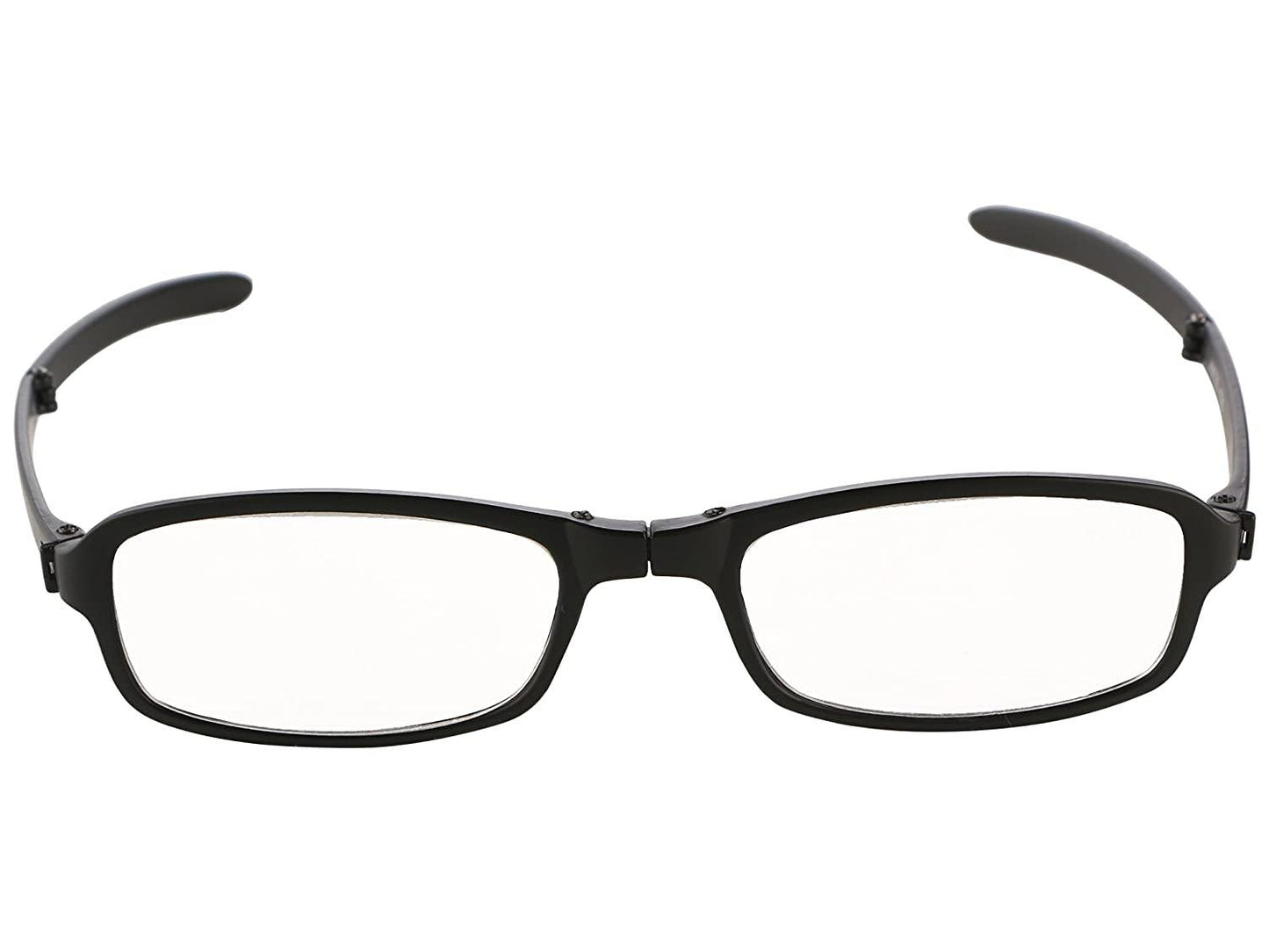 Black Folding Reading Glasses with Pocket Zip Cover - Glasses India Online