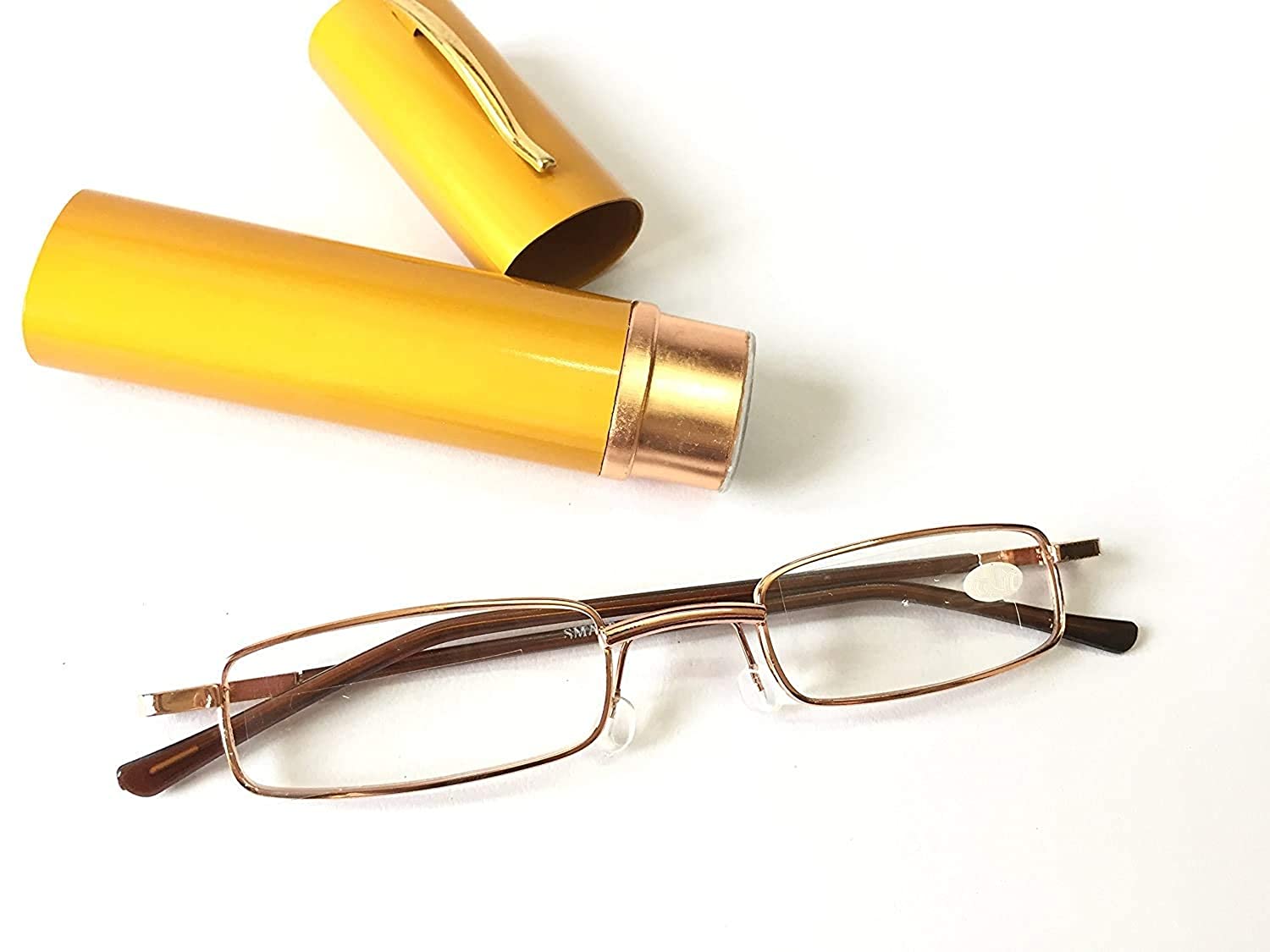Gold Compact Metal Pen Type Tube Reading Glasses for Men and Women - Glasses India Online