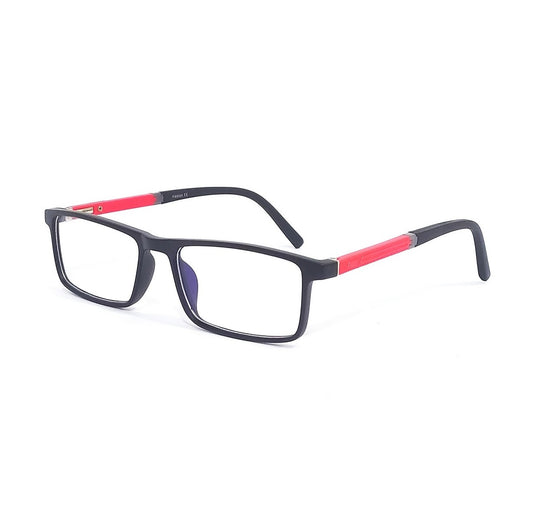 Rectangle Blue Light Filter Anti Glare Glasses Chashma Frame 66005