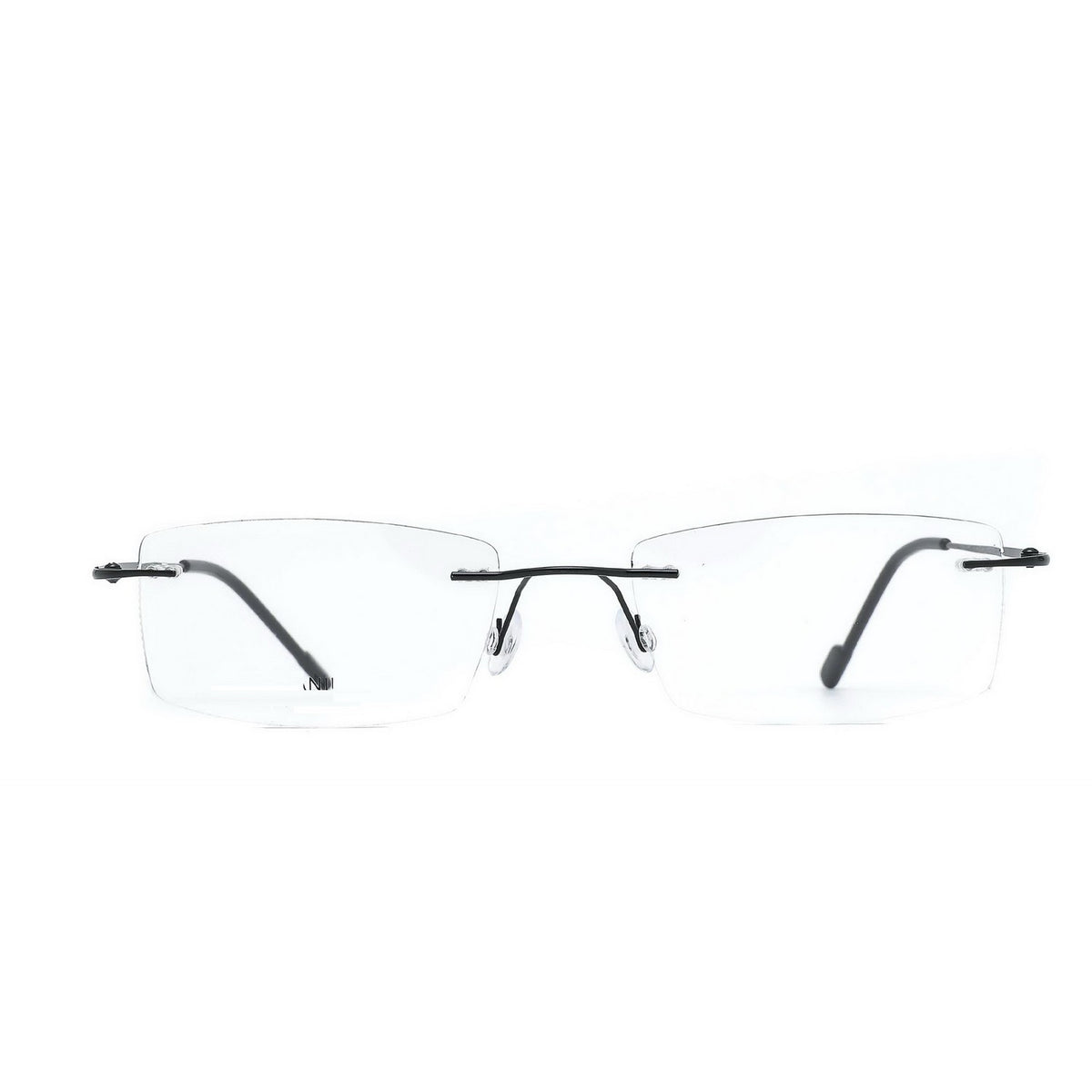 Rectangular Rimless Brown Glasses Classy Rimless Glasses with Rectangle Shape – Glasses India Online