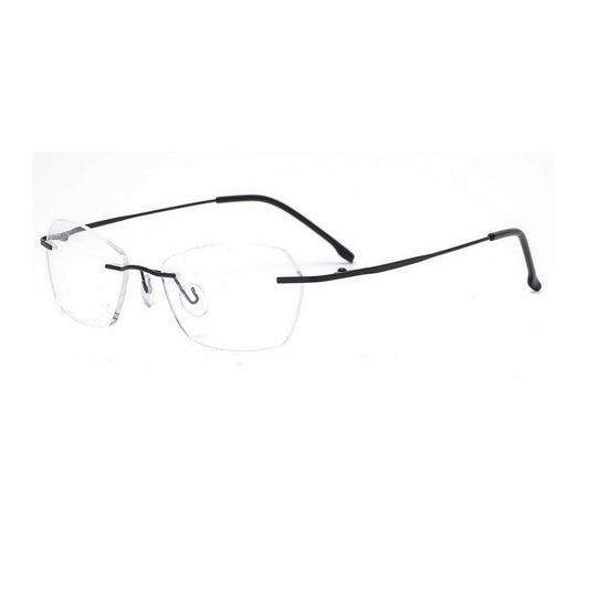 Elegant Pento Rimless Glasses Spectacle Frame