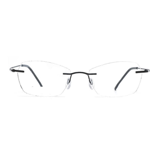 Elegant Pento Rimless Glasses Spectacle Frame
