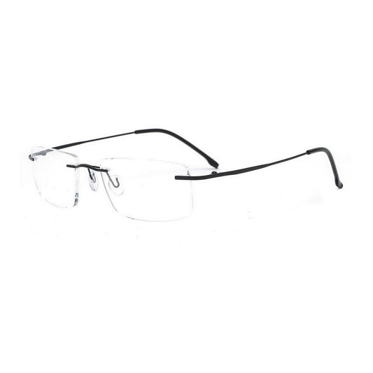 Elegant Rectangle Rimless Spectacles