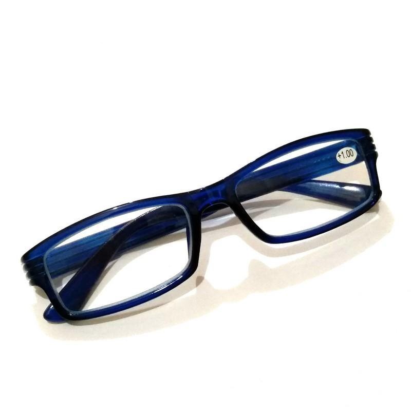 Blue Reading Glasses Power 100