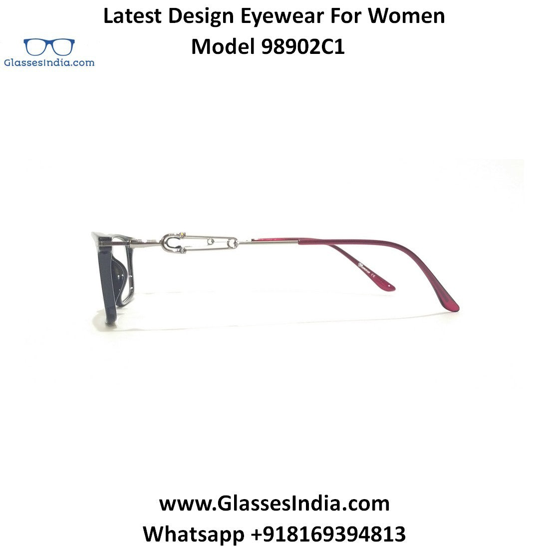 Trendy Designer Glasses for Women 98902C1 - Glasses India Online