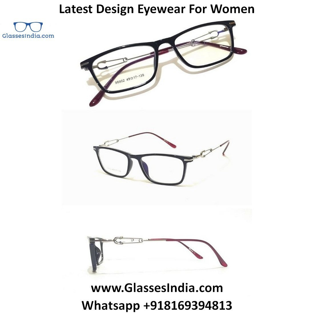 Trendy Designer Glasses for Women 98902C1