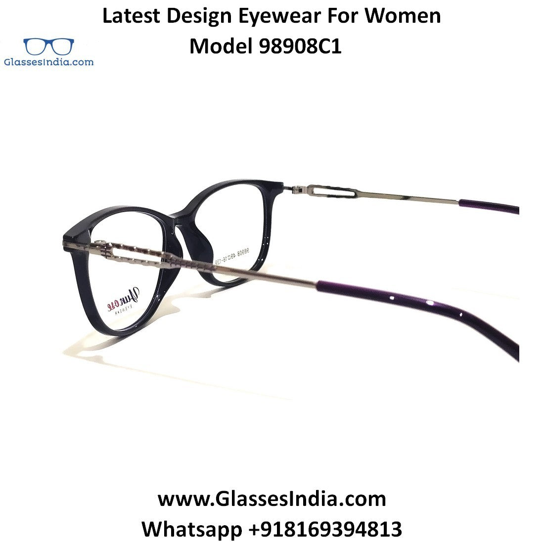 Trendy Designer Glasses for Women 98908C1 - Glasses India Online