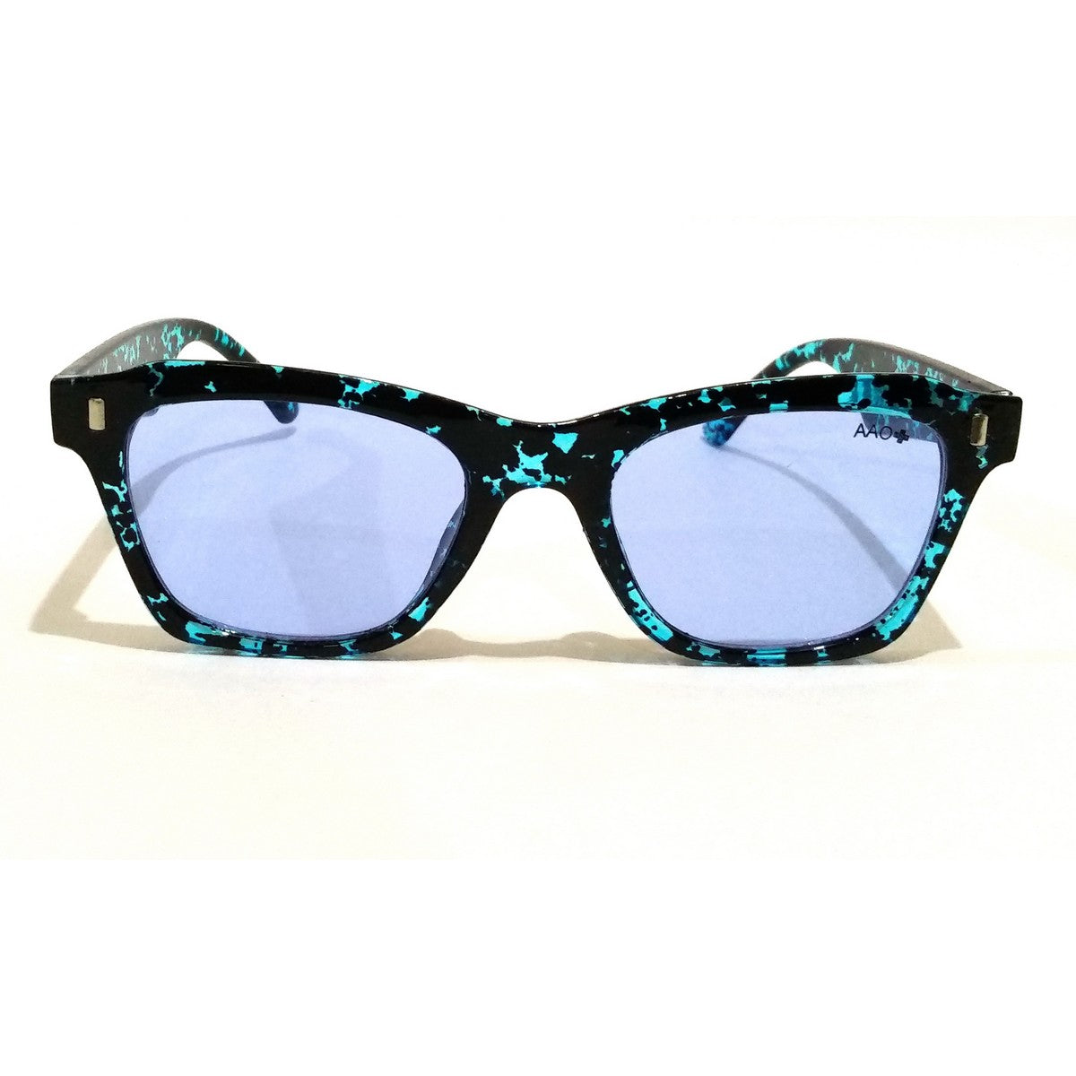 Premium Blue Sunglasses with Light Blue Gradient Lens