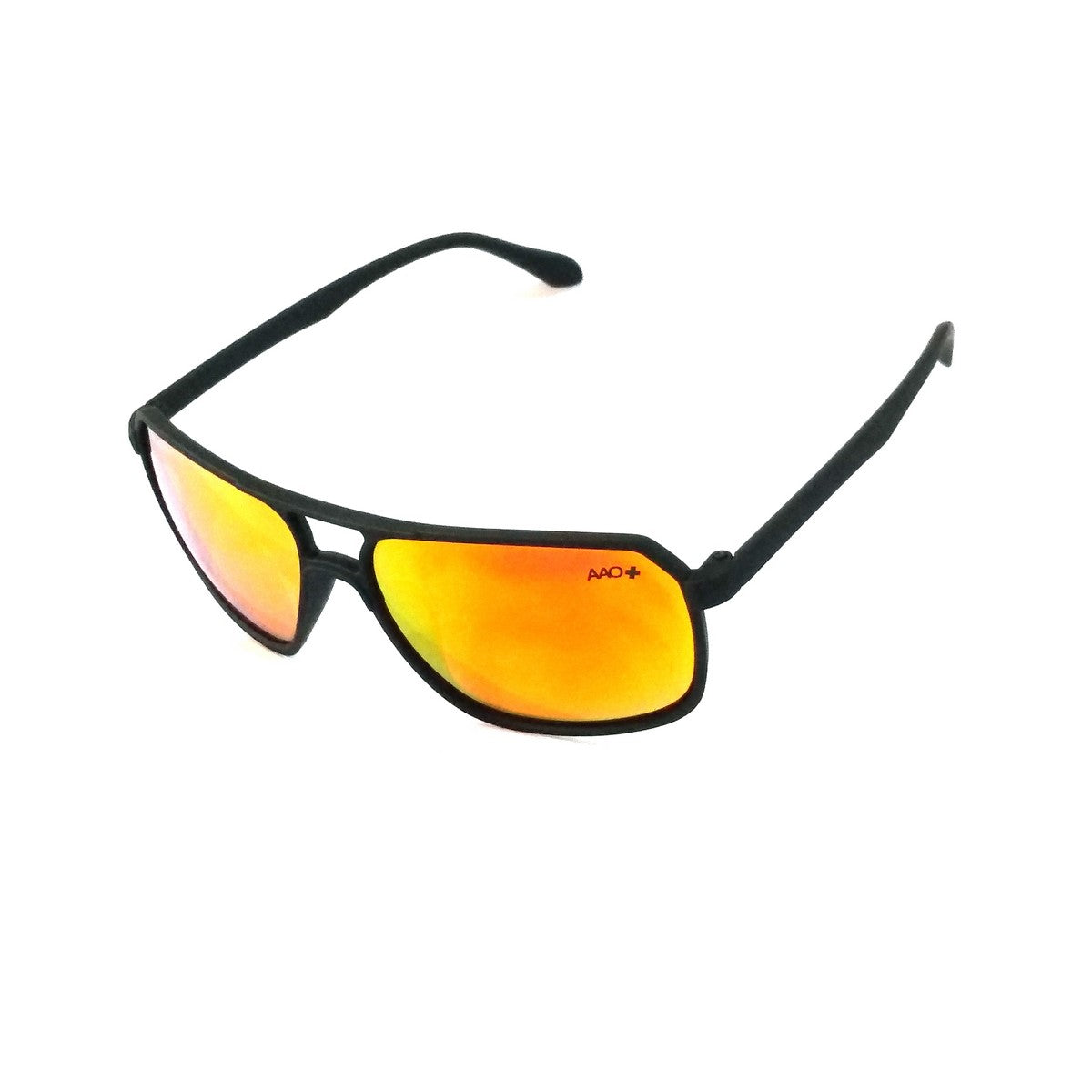 Orange Mirror Rectangle Sunglasses for Men Women 545