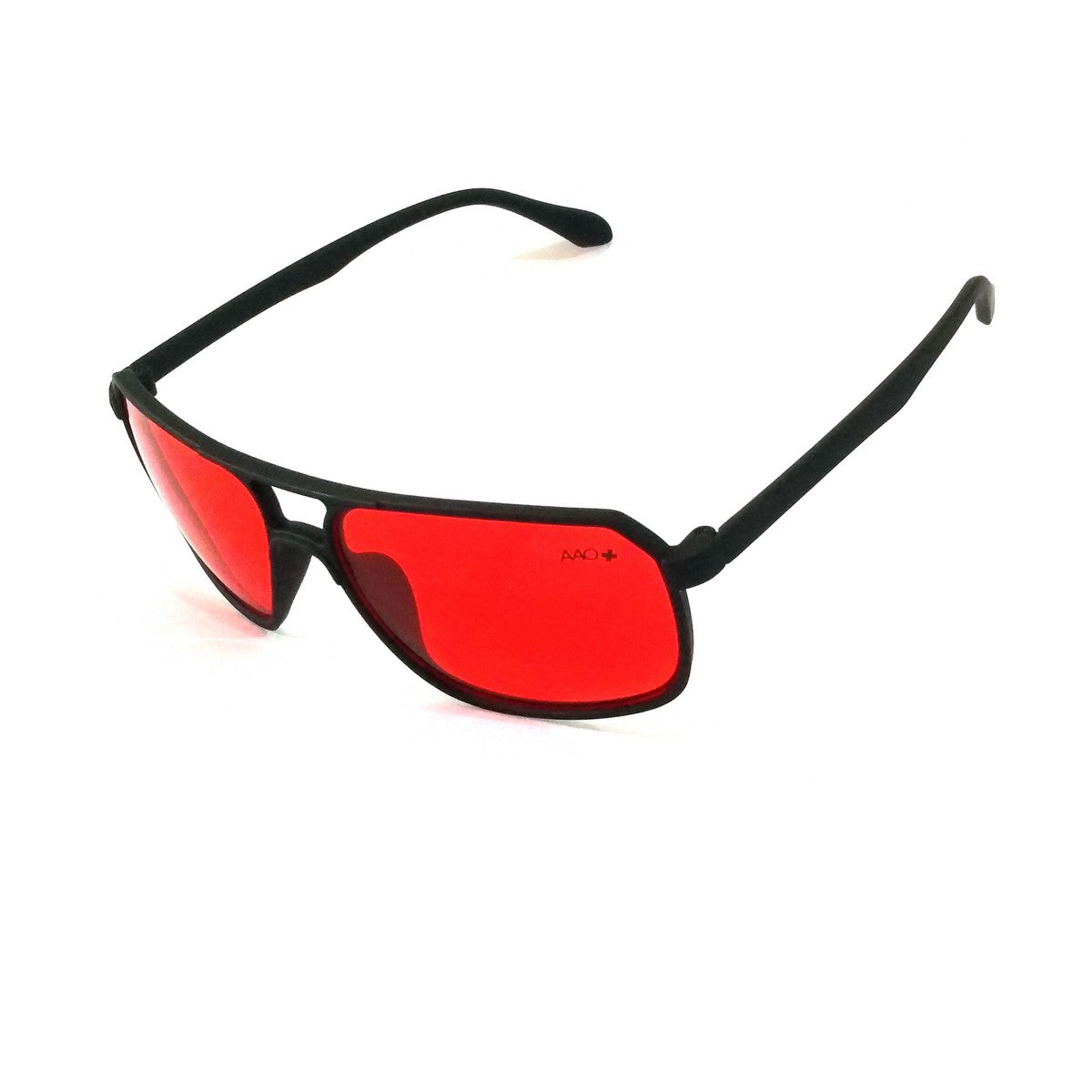 Red Lens Rectangle Sunglasses for Men Women 545