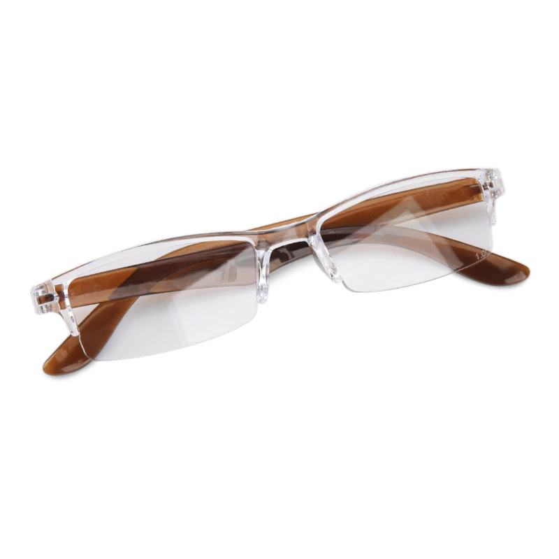 Crystal Brown Reading Glasses for Men and Women - Glasses India Online