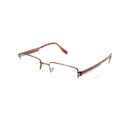 Brown Supra Half Frame Blue Light Blocker Computer Glasses CO05BR