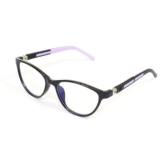 Cat Eye Frames for Kids Blue Light Glasses For Children Age 5 to 8 Years TR66 blue
