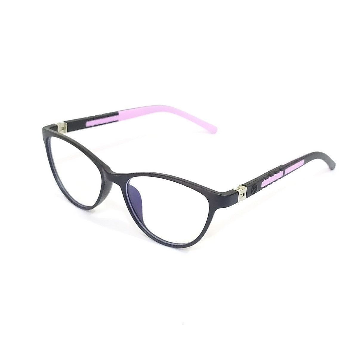 Cat Eye Frames for Kids Blue Light Glasses For Children Age 5 to 8 Years TR66 Purple