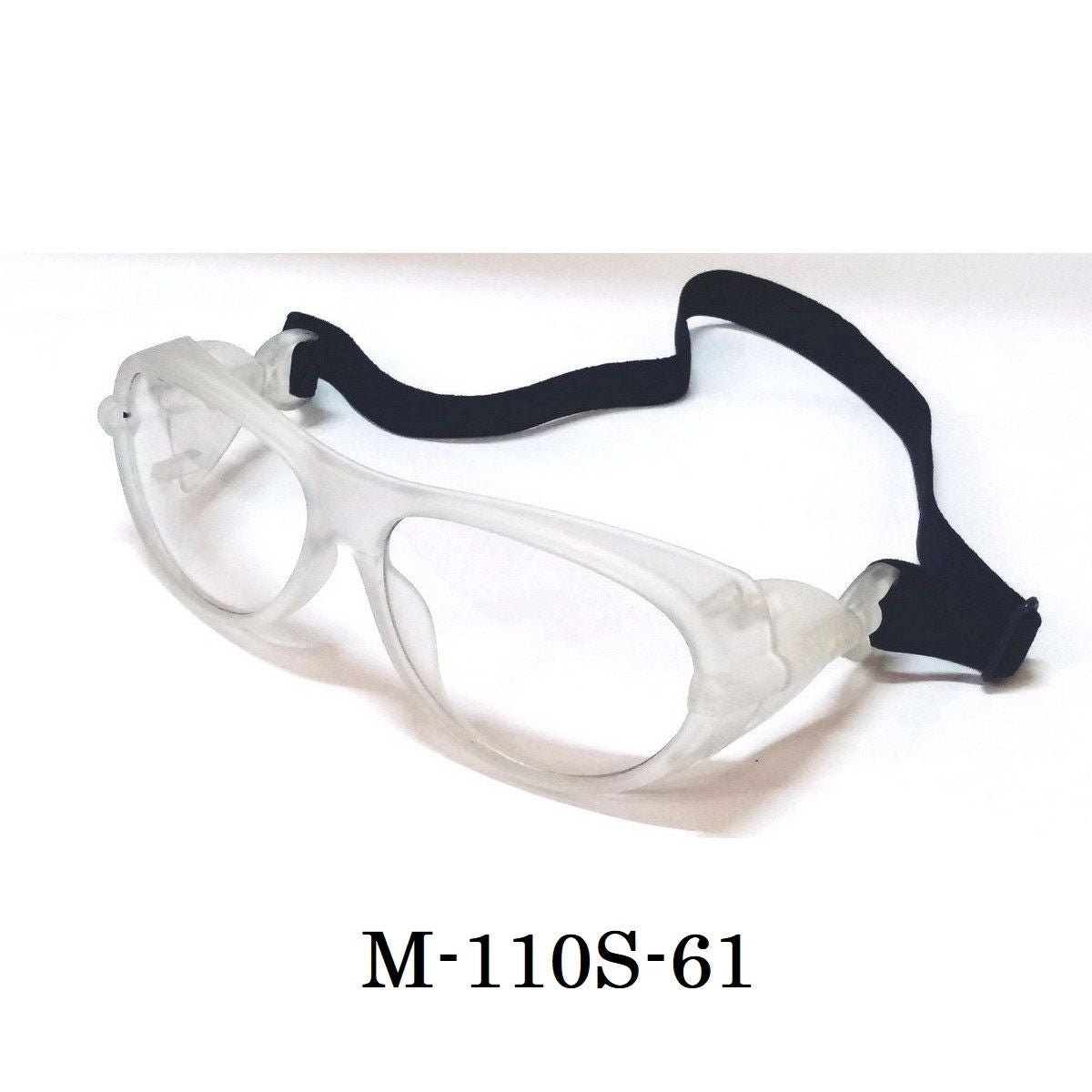 Clear Frame Clear Lens Prescription Biker Cycling Driving Glasses Sunglasses with Strap