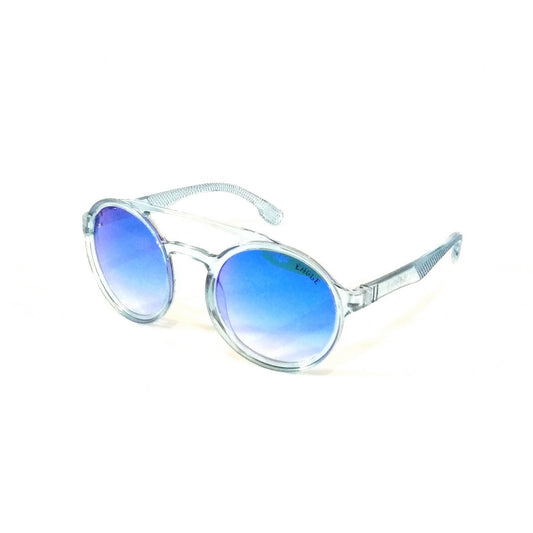 Blue Mirror Round Sunglasses for Men Women 519