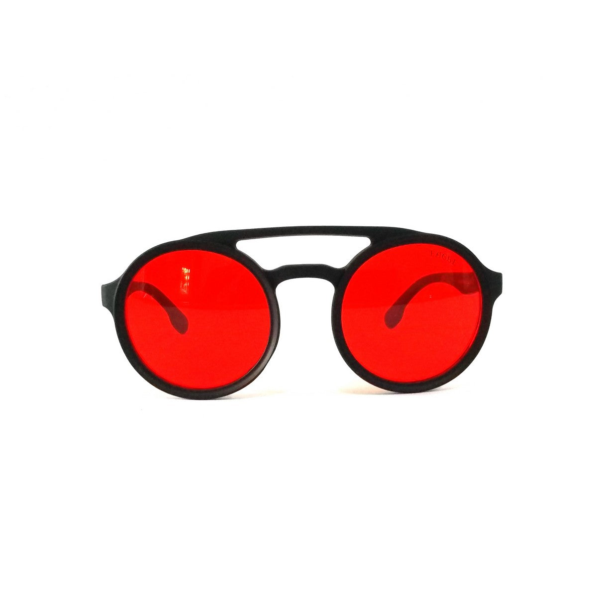 Red Lens Round Sunglasses for Men Women 519