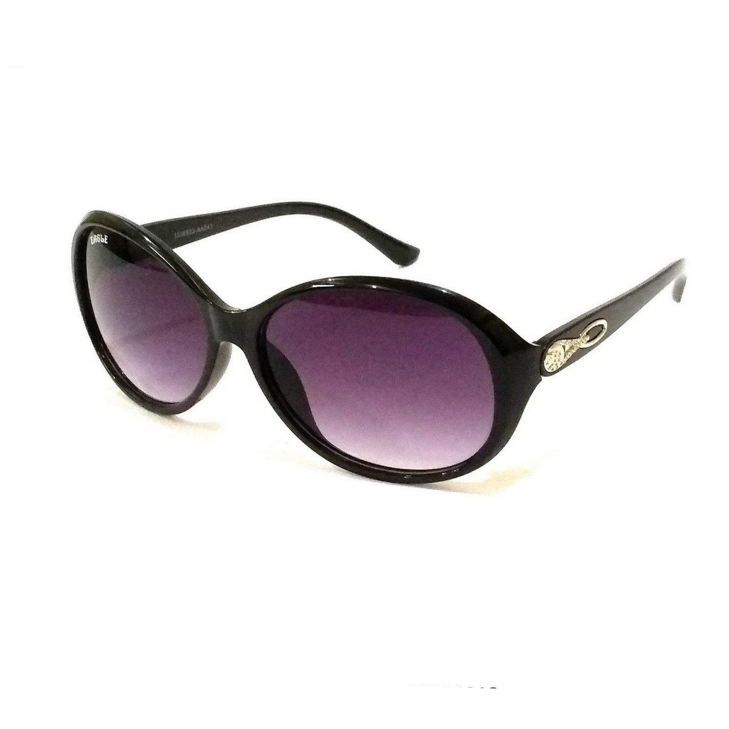 Black Sunglasses for Women EA7553BK