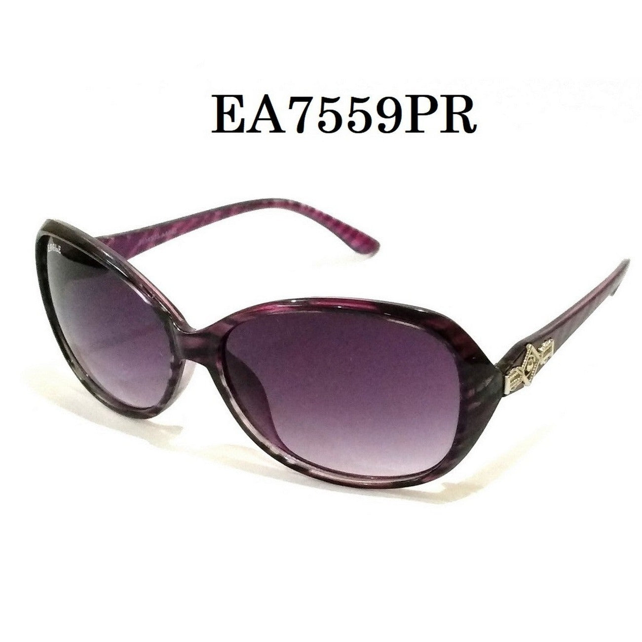 Purple Sunglasses for Women EA7559PR