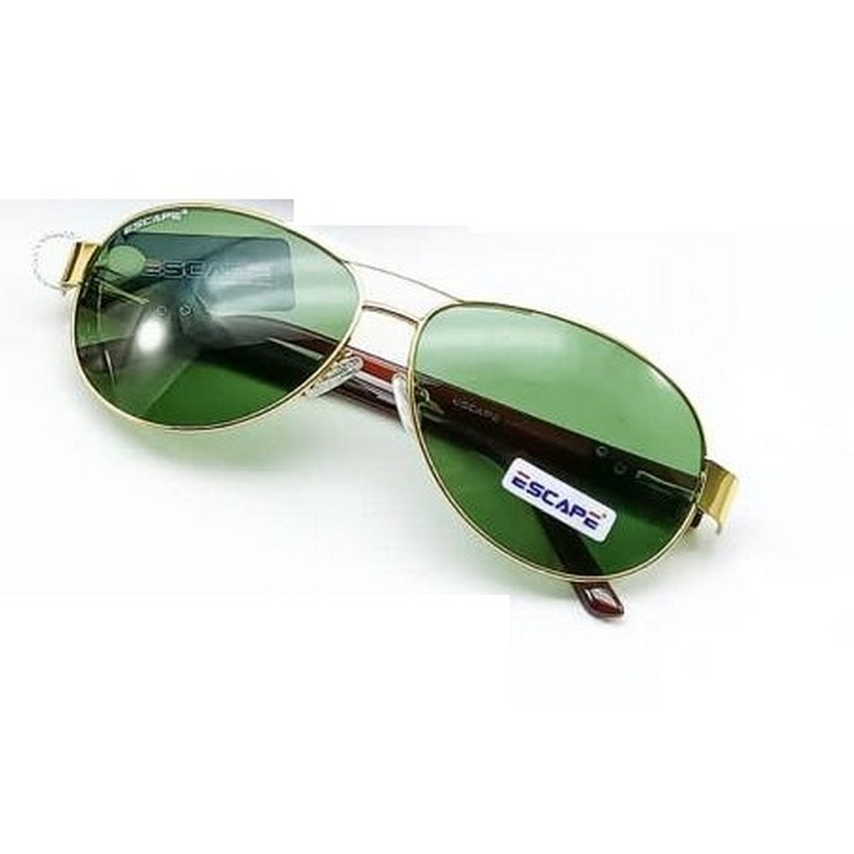 Gold Frame Sunglasses with Glass Lens