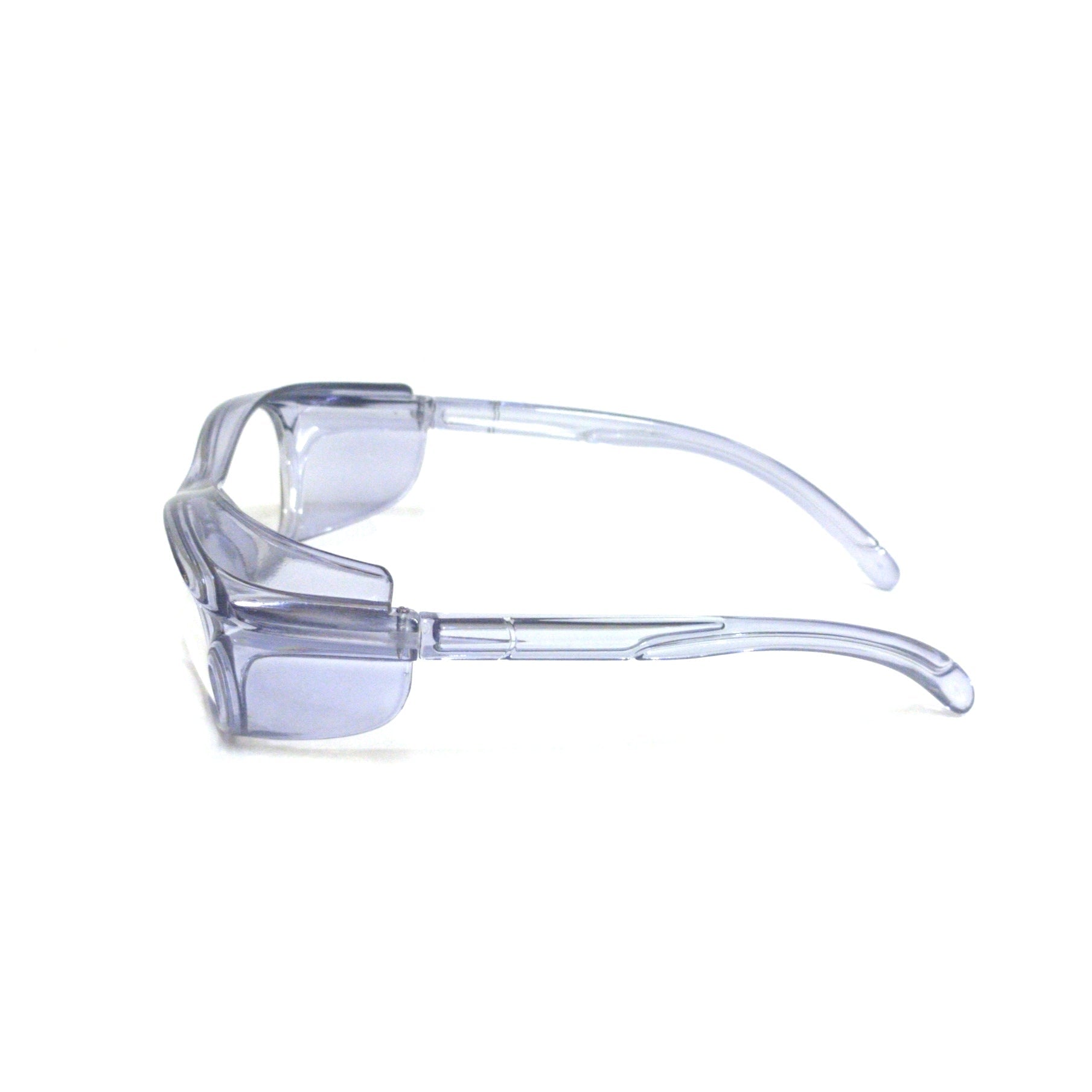 Transparent Grey Safety Glasses