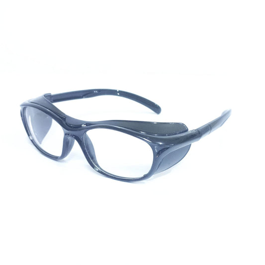 EYESafety Black Frame Clear Lens Prescription Safety Glasses