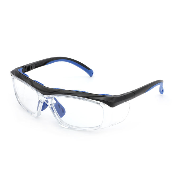 Clear Prescription Sports Glasses Black Blue Clear Eyewear